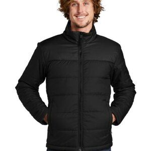 The North Face Insulated Jacket Men Big XXXL Black Puffer Outdoors Astrazeneca
